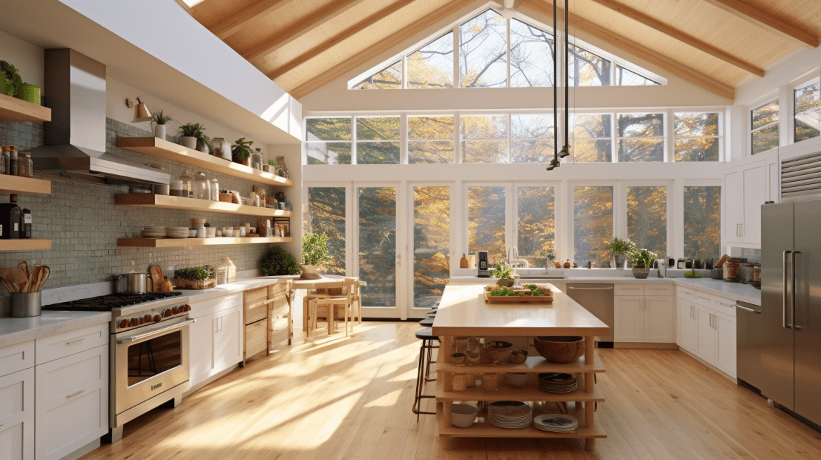 Kitchen Design with Natural Lighting