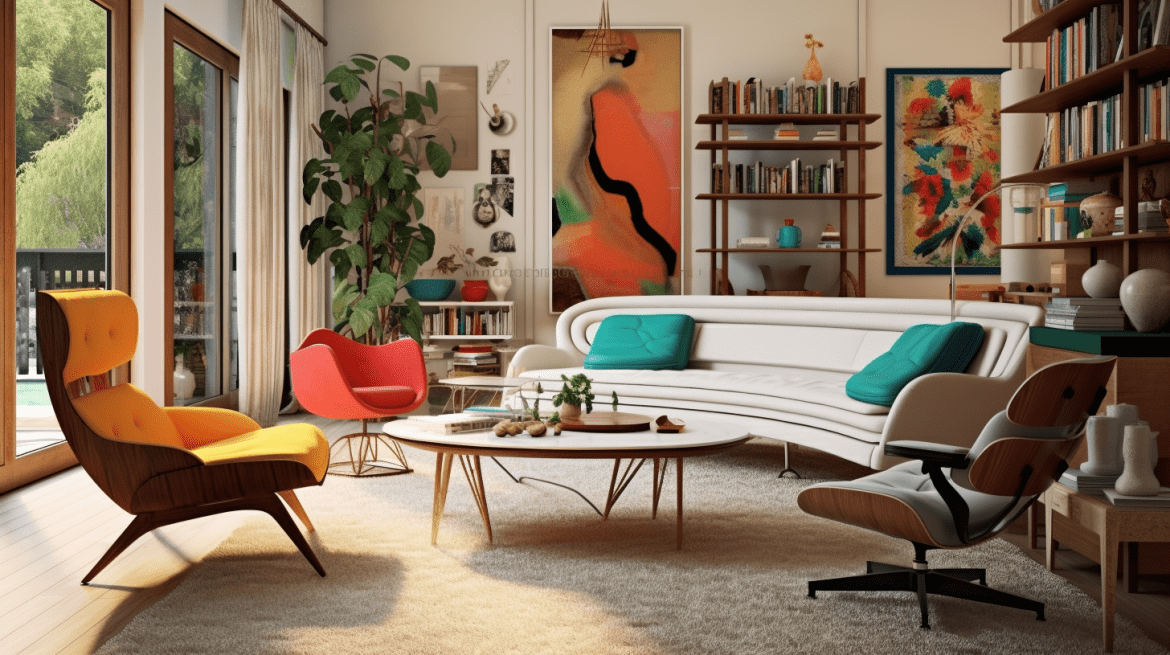 Desain Ruang Mid-Century Modern