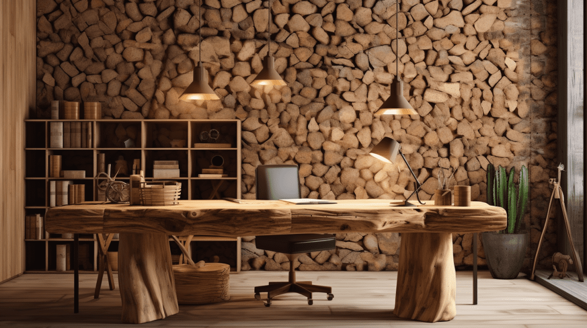 Rustic Office Interior Design