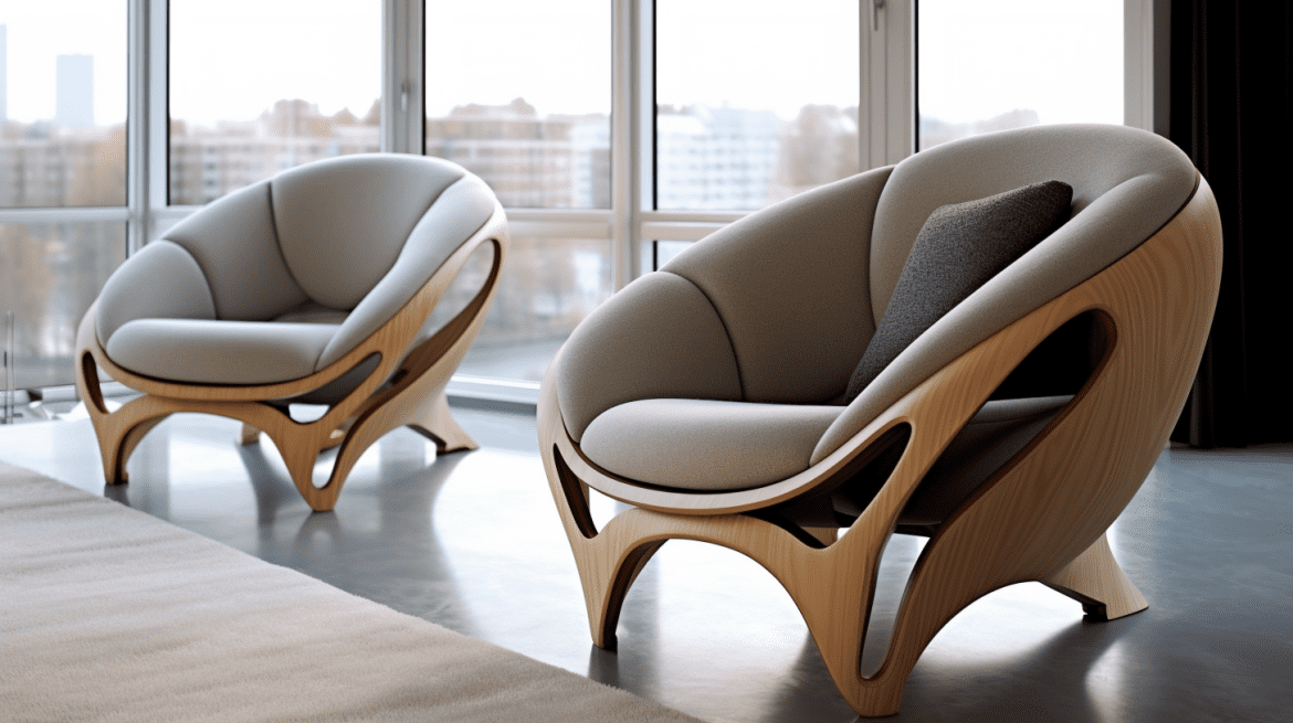 Selecting furniture in interior design