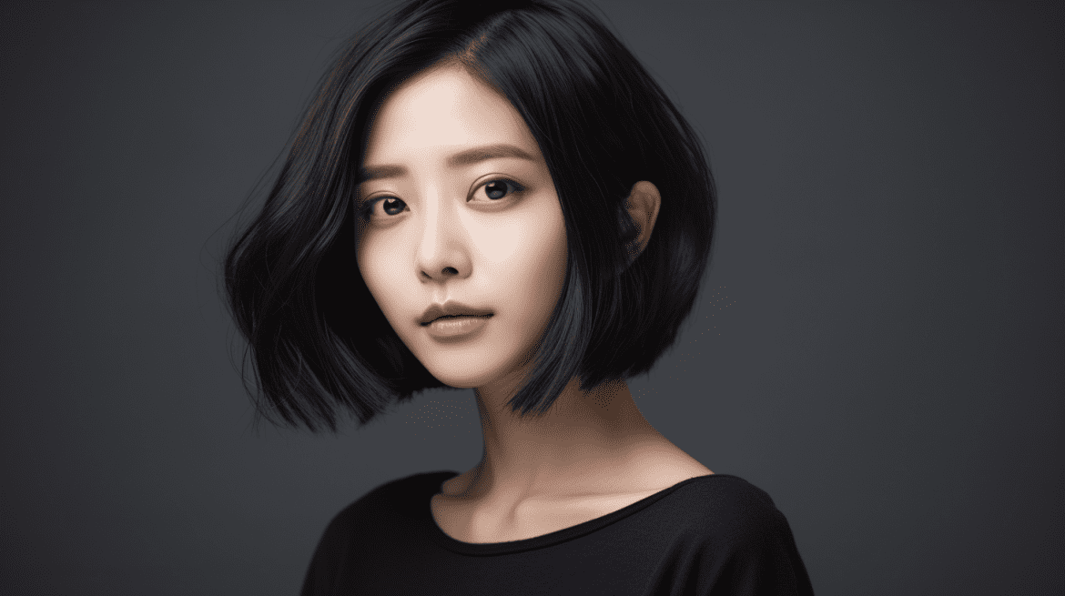 Korean-style Asymmetrical Bob