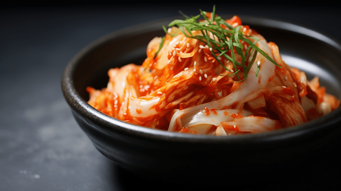 Gambar Kimchi, makanan Korea