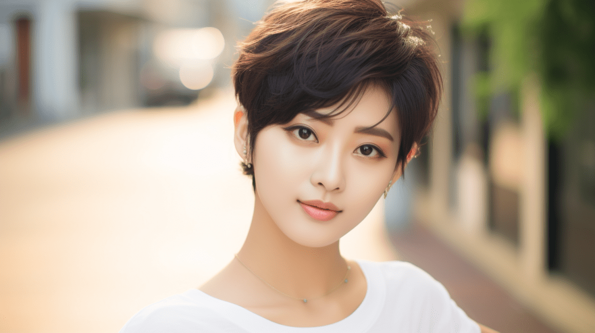 Korean short hairstyles Pixie Cut