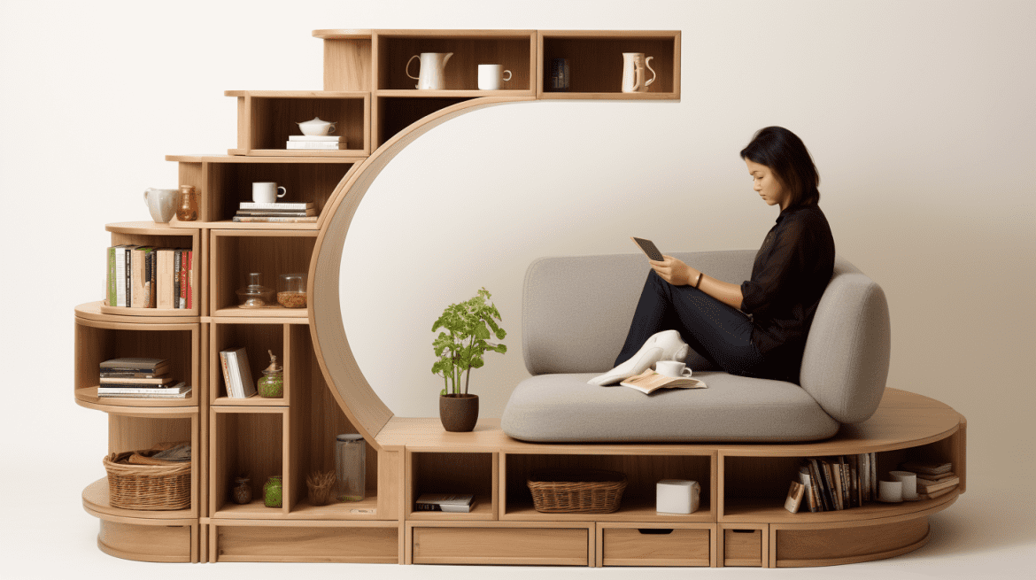 Multifunctional furniture in the house