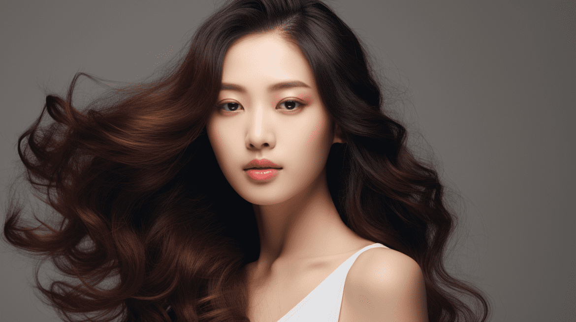 Korean hairstyles for women Wavy Hair Model