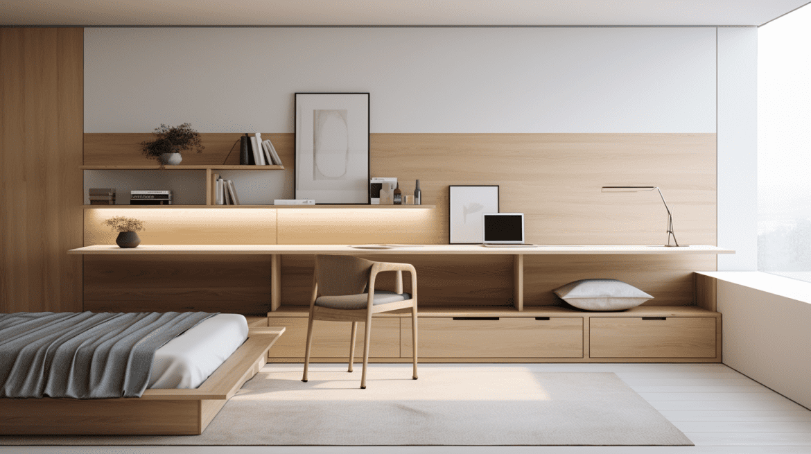Desain Minimalis dengan Furnitur Multifungsi