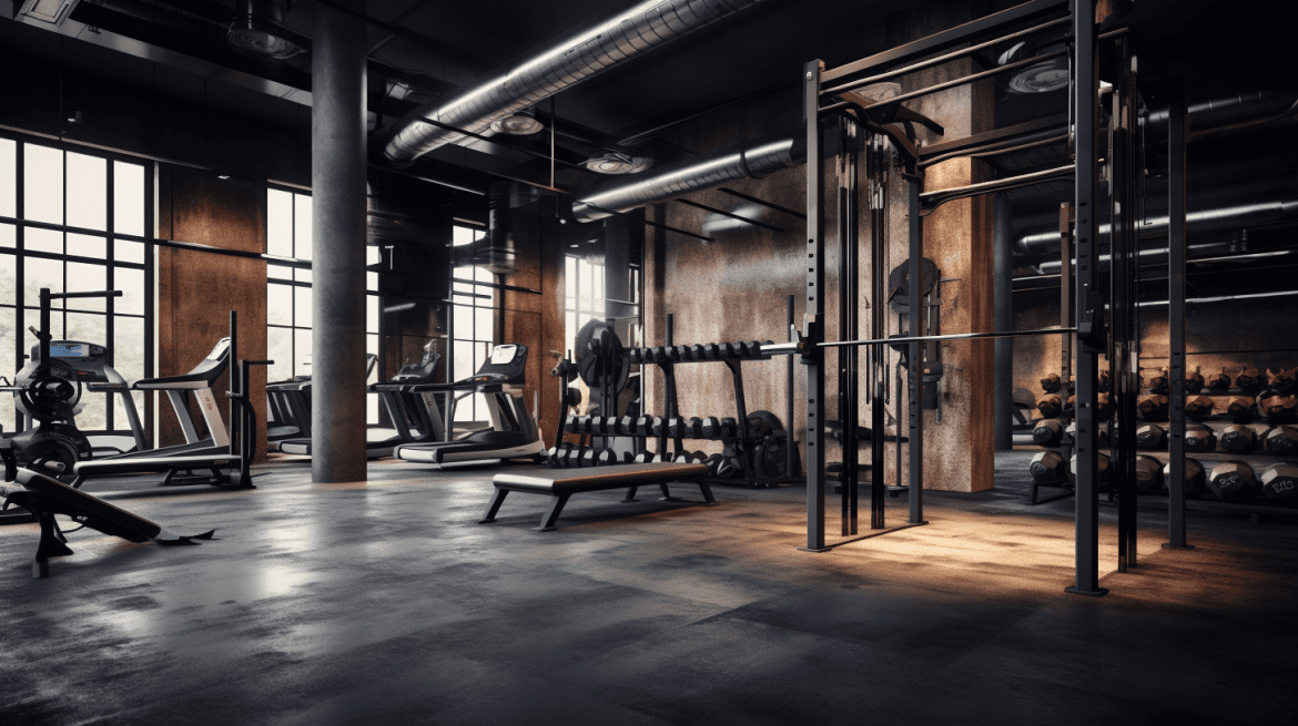Desain Interior Industrial untuk Gym atau Fitness Center