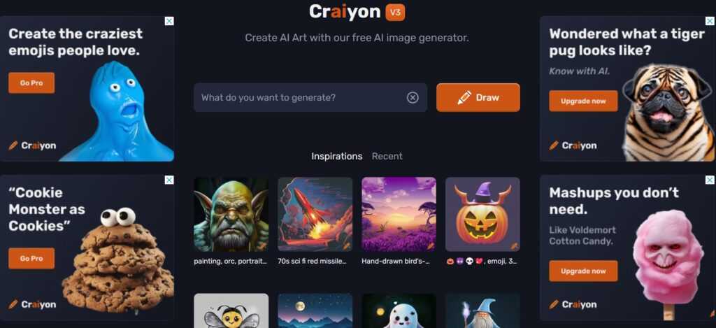 AI image generator Craiyon