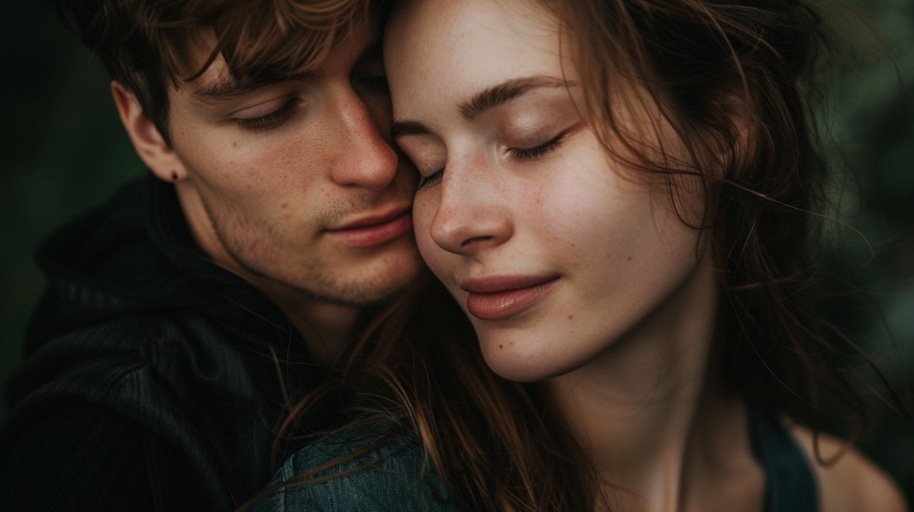 Contoh pose foto couple - warm embrace