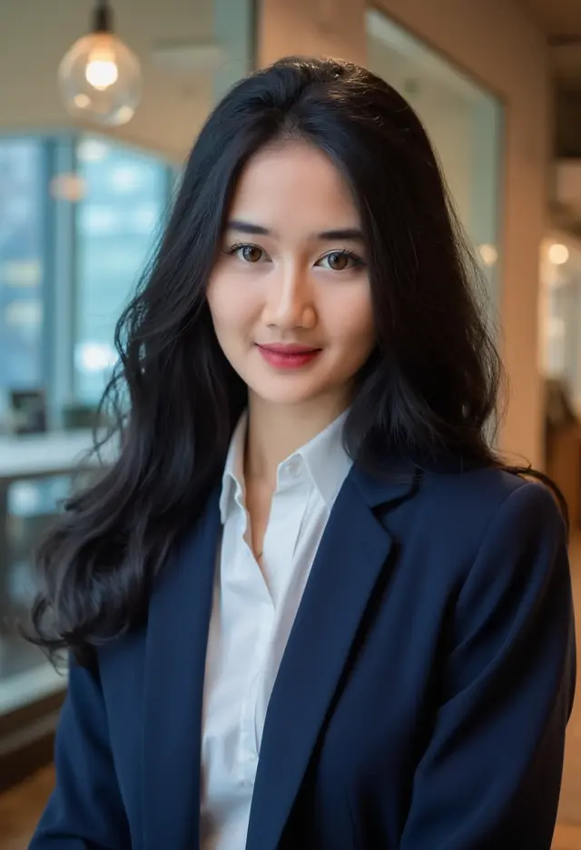 Contoh foto headshot Rupa.AI - gaya Leader