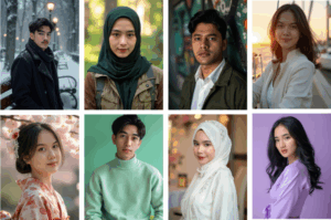 Contoh hasil Rupa.AI Trial